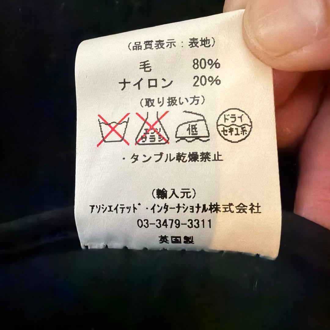 美品 英国製gloverall グローバーオール ダッフルコート チェック柄 Ｓ