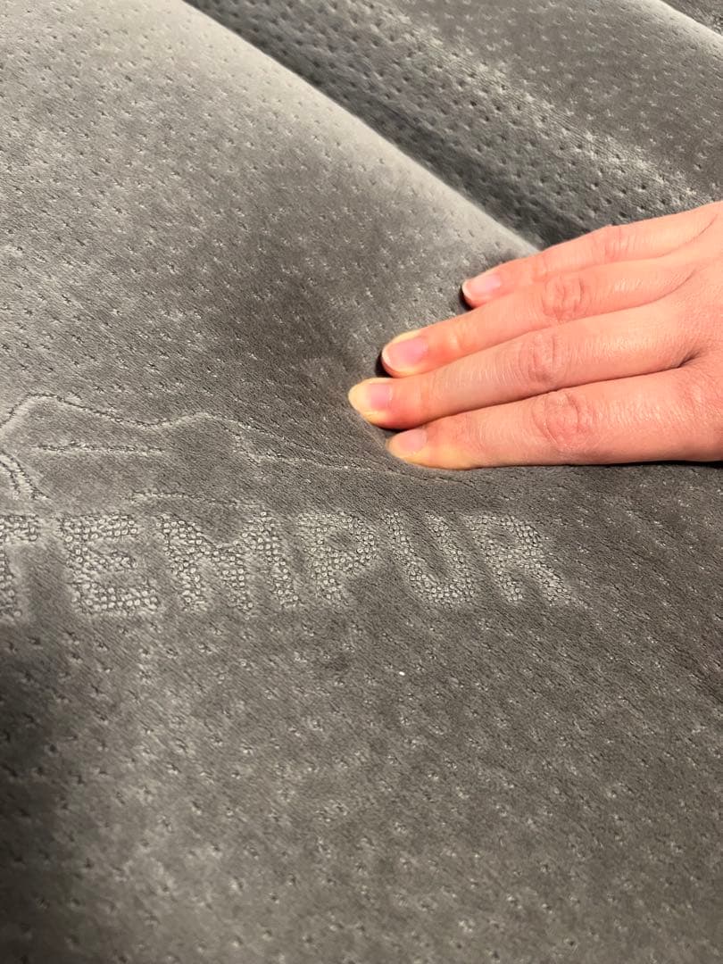 テンピュール敷き布団シングル95×195×7cm純正カバー付 低反発 マットレス