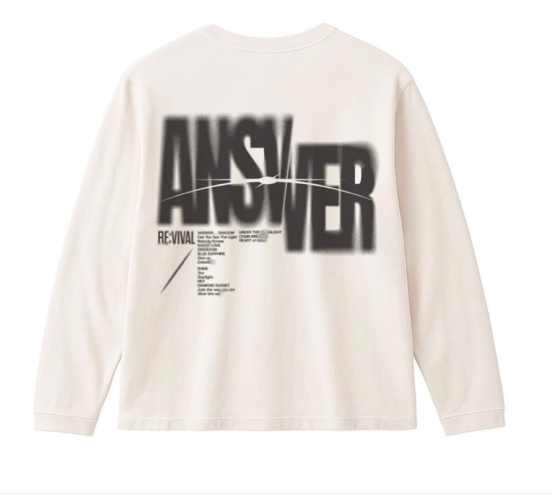 INFINITY MOON LS Tee ~ANSWER...~ Lサイズ