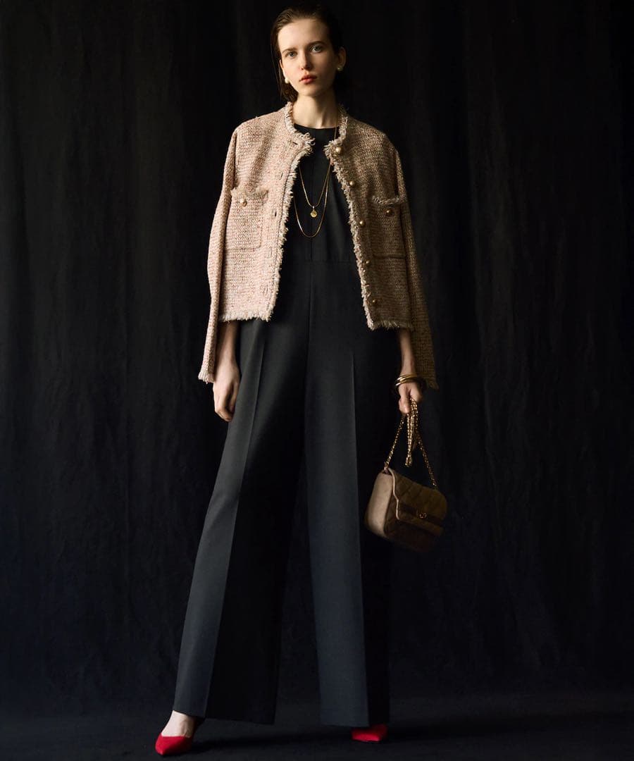 23区 ツィード ニット　ジャケット　40 定価31,900円