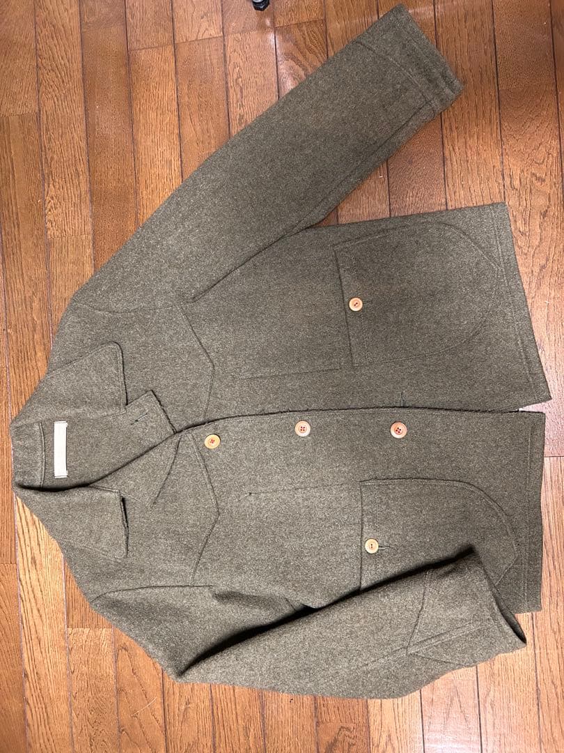 45RPM グレー ウール カバーオール M