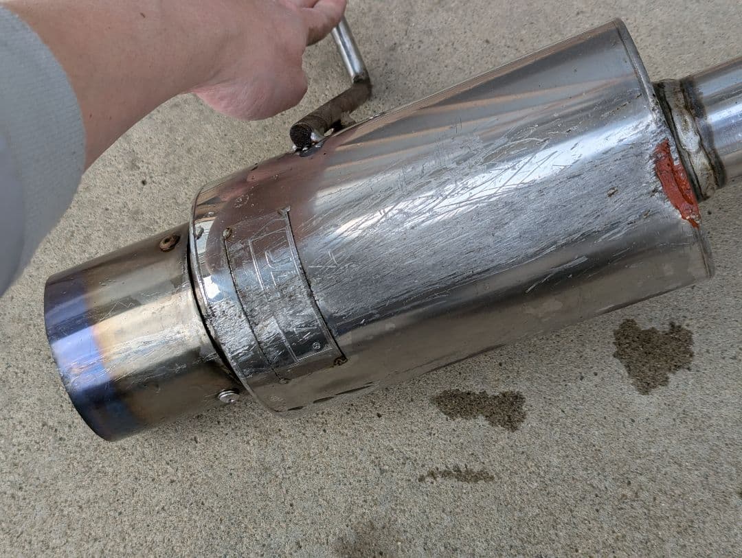 MH21S ワゴンR RR 社外マフラー Blitz NUR-SPEC C-Ti