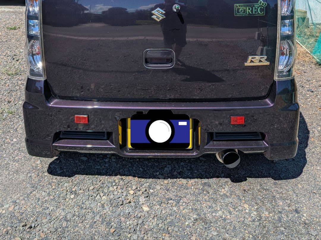 MH21S ワゴンR RR 社外マフラー Blitz NUR-SPEC C-Ti