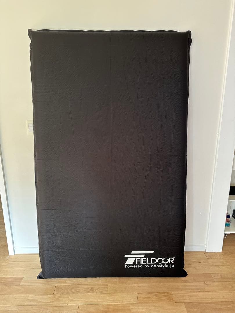 FIELDOOR 車中泊マット Lサイズ 厚さ10cm ブラック　美品