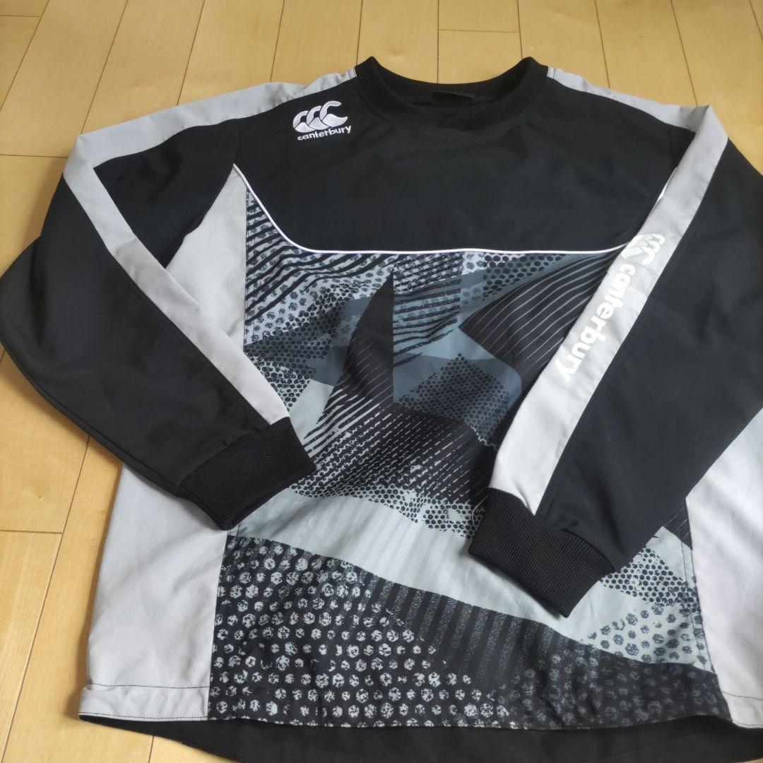 Canterbury ウォームアップウェアブラック/グレーピステ上下セットアップ