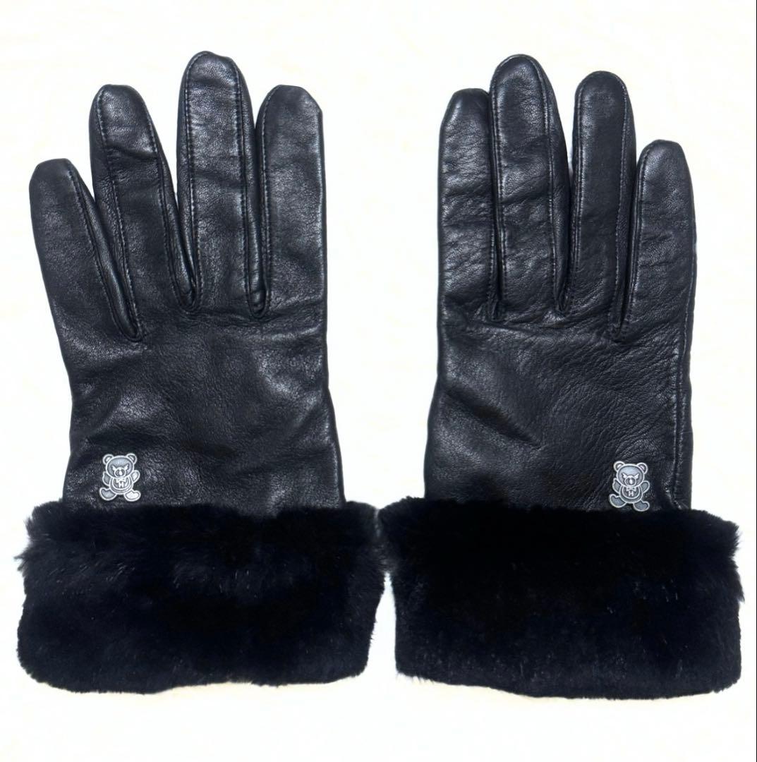 極美品ヒステリックグラマー本革レザーグローブ手袋hystericglamour