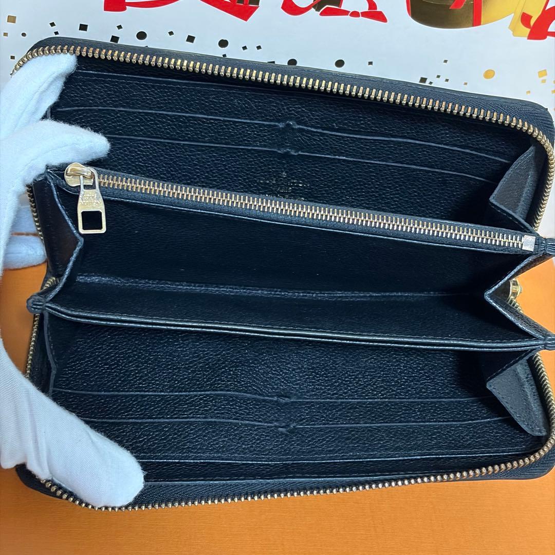 【極美品】ルイヴィトン モノグラム アンプラント ブラック 長財布