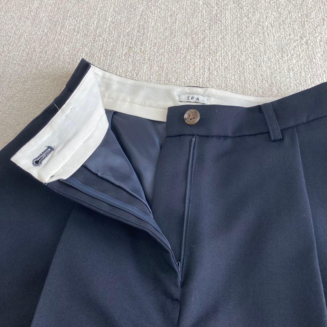 【美品】SEA JAPAN ハーフパンツ　ショートパンツ　ネイビー