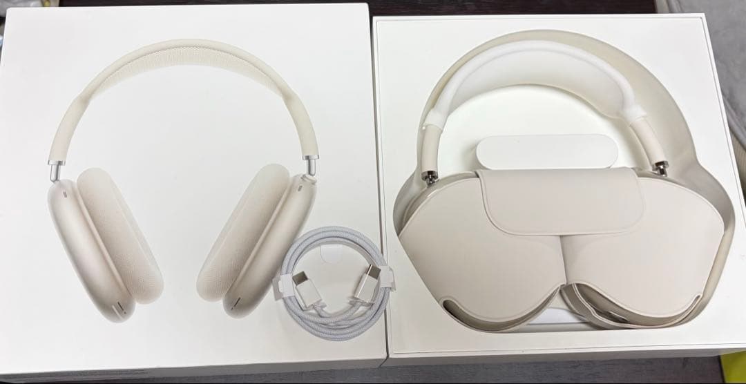 値下げ交渉可　箱付き　AirPods MAX 第二世代　スターライト