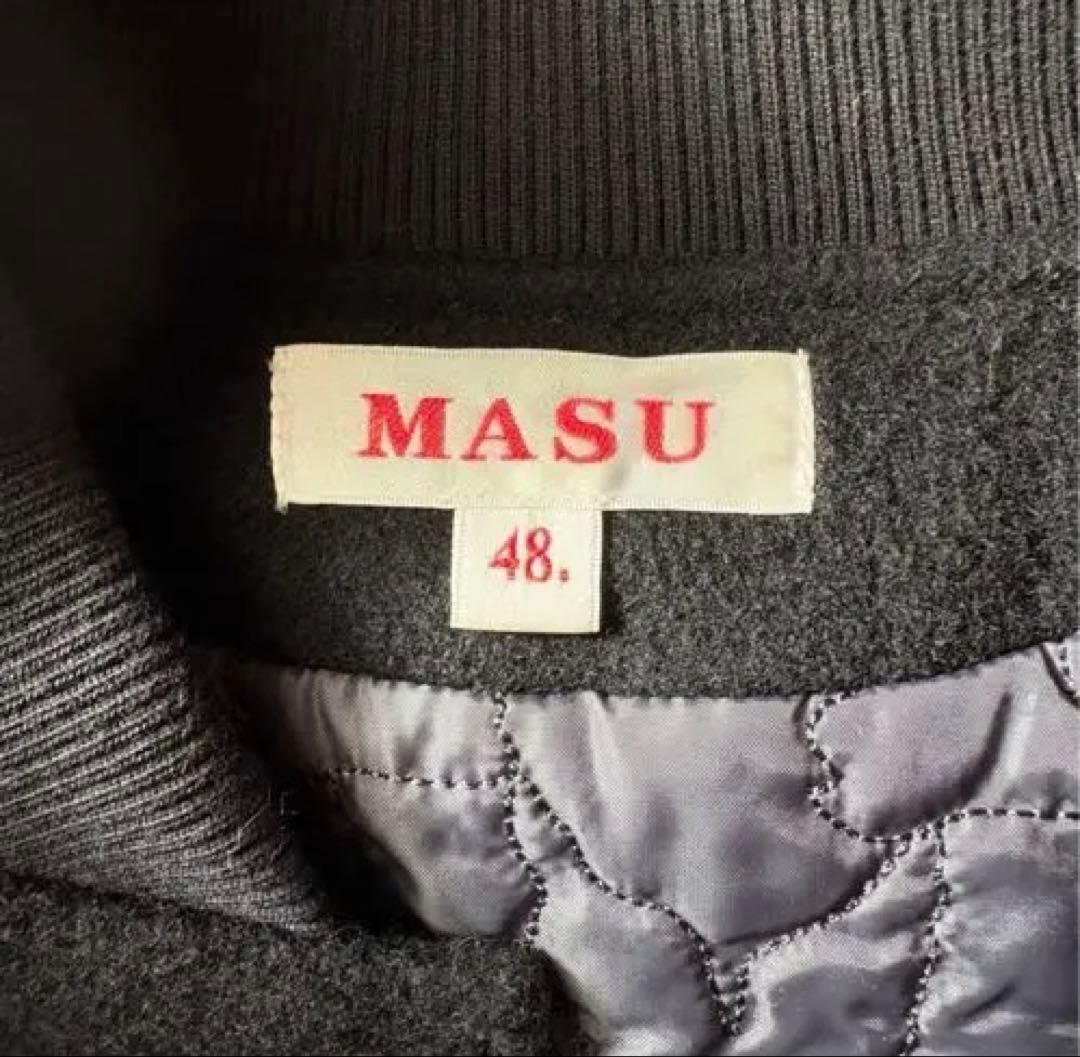 【定価11万】MASU varsity jacket Black 48