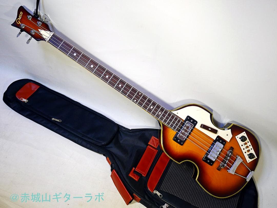 Greco バイオリンBASS VB300 1972年製 ☆ソフトGIGケース付