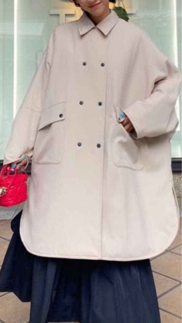 rosymonster リバーシブルキルティングポンチョ