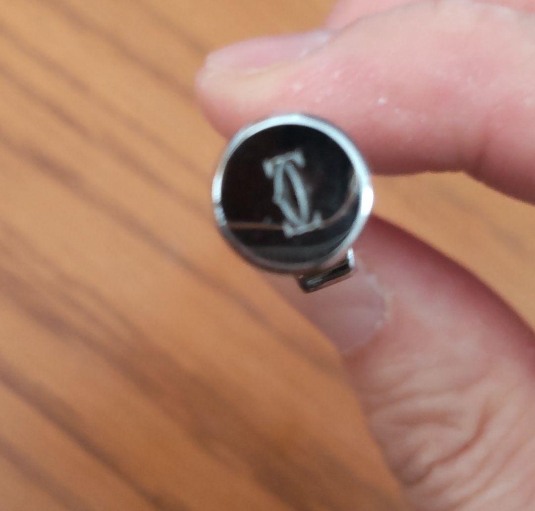 Cartier シルバー ボールペン カルティエ サントス C ドゥ