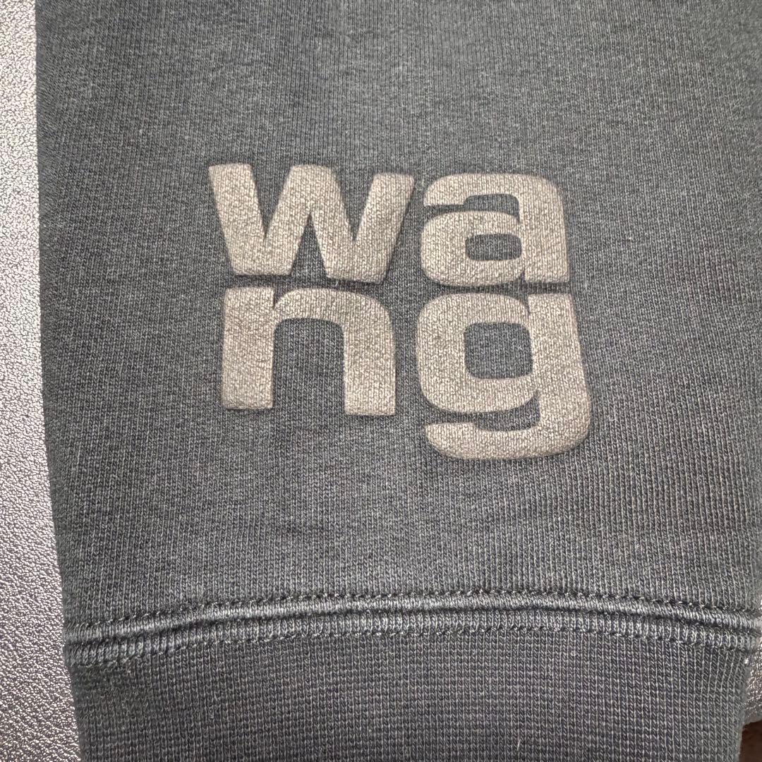 激レア　アレキサンダーワン　パーカー　クロップド　ブラック　M