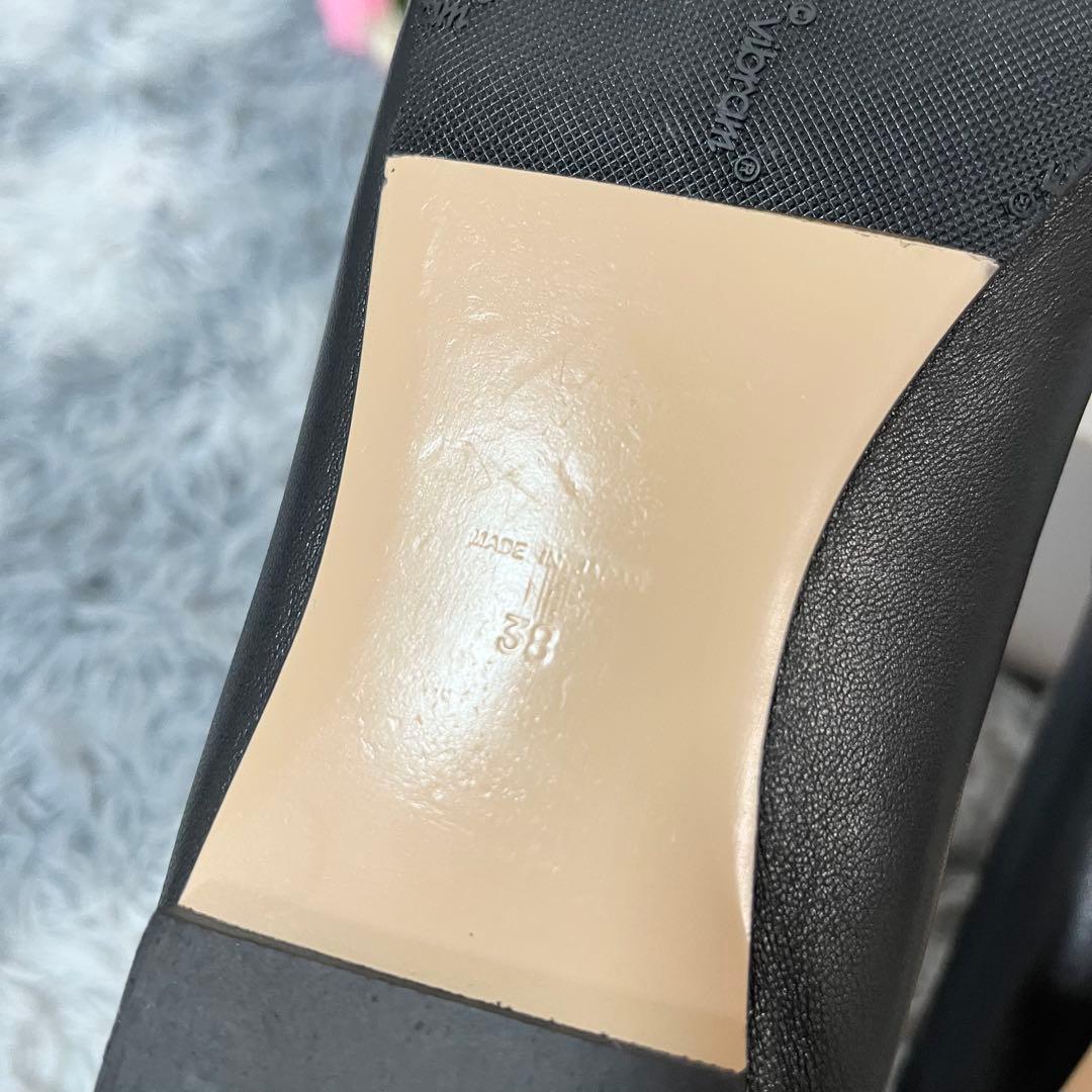 美品　PIPPICHIC AMBER BALLET バレエシューズ　黒　38