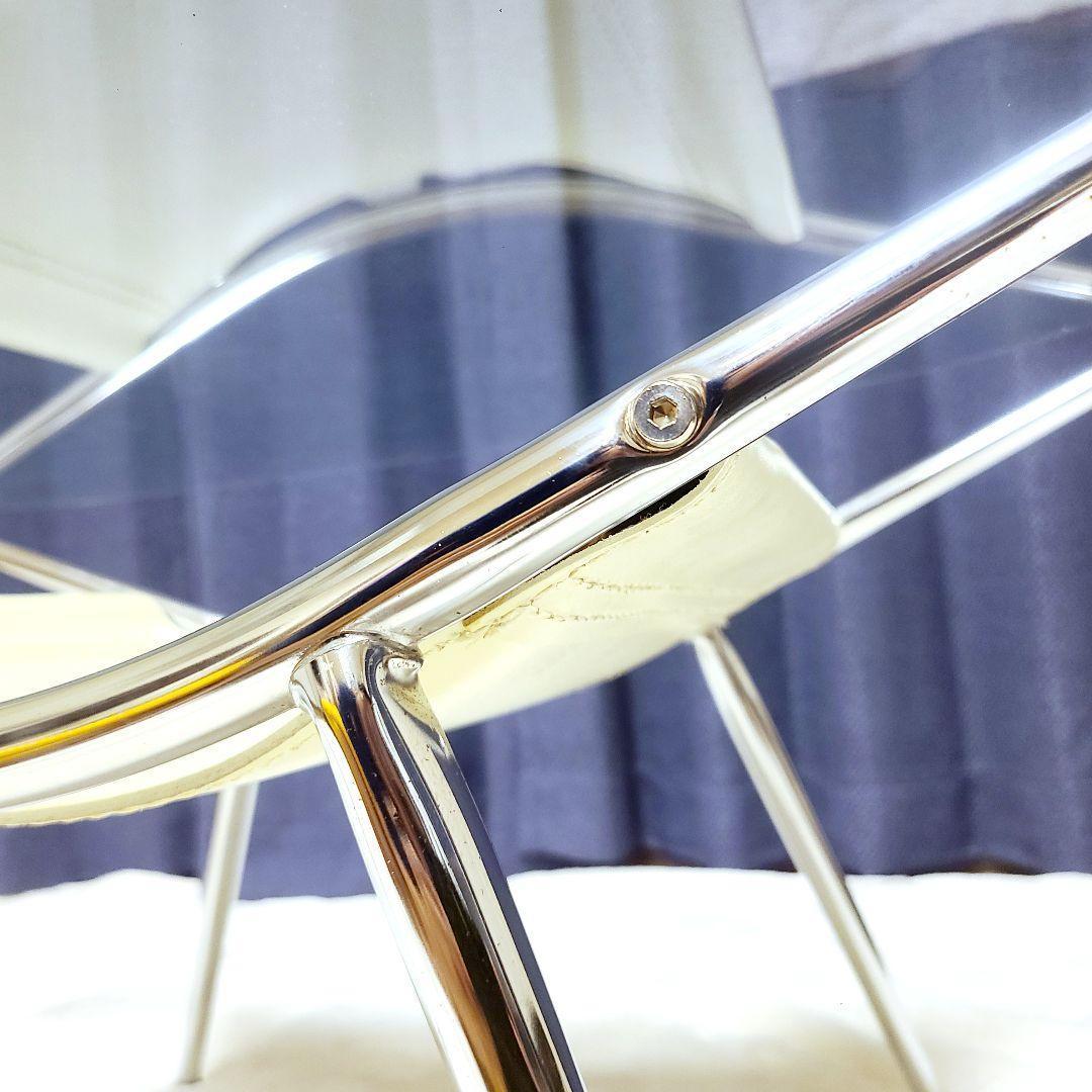 ミッドセンチュリー　スペースエイジ　ローテーブル　楕円　70年代　ガラステーブル