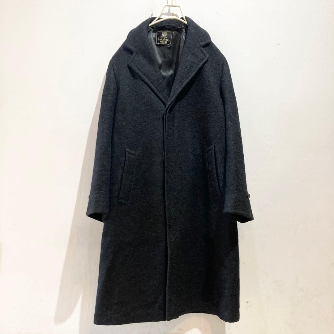 50s〜60s ビンテージ ギャングコート 古着 ウールコート