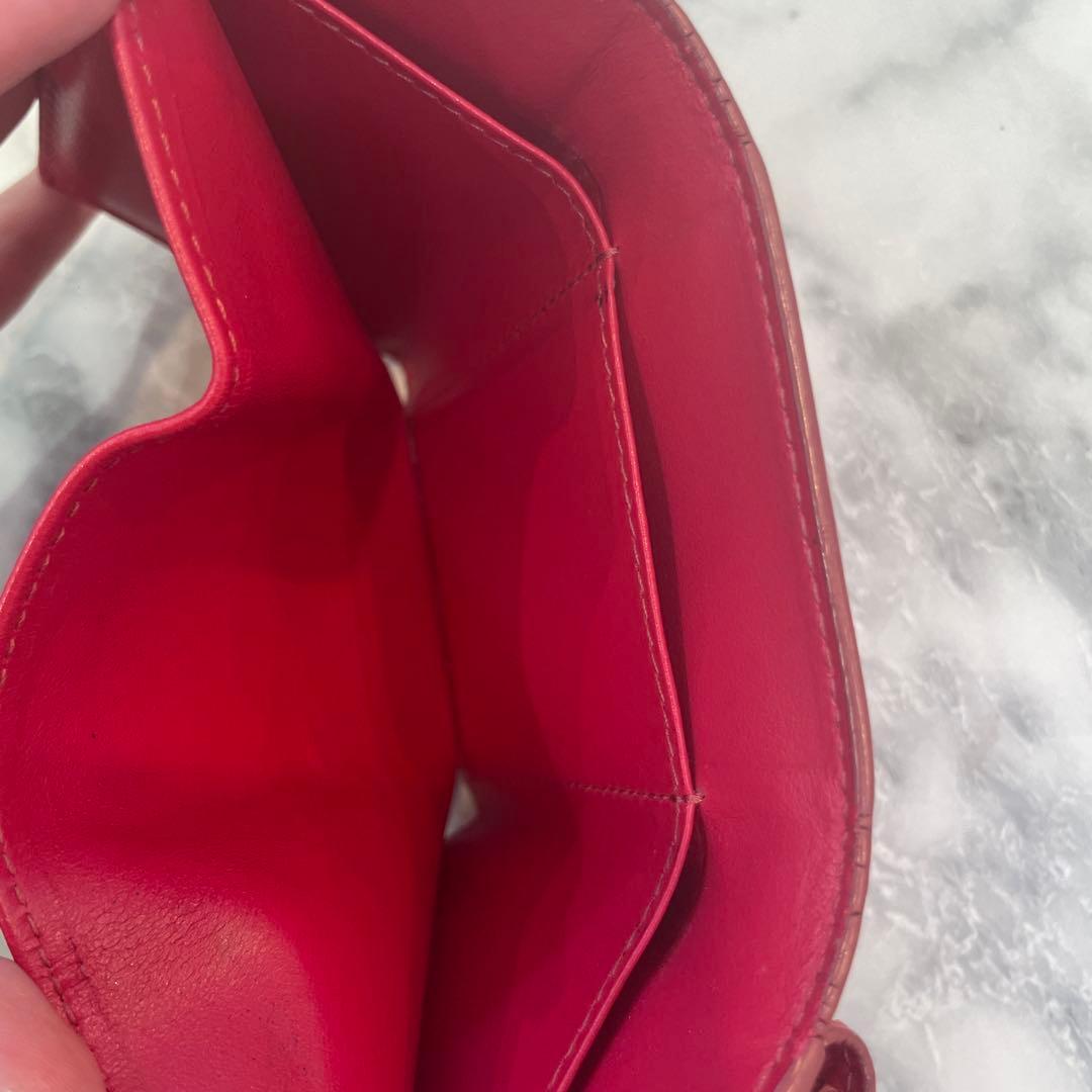 PRADA ピンク 三つ折り財布