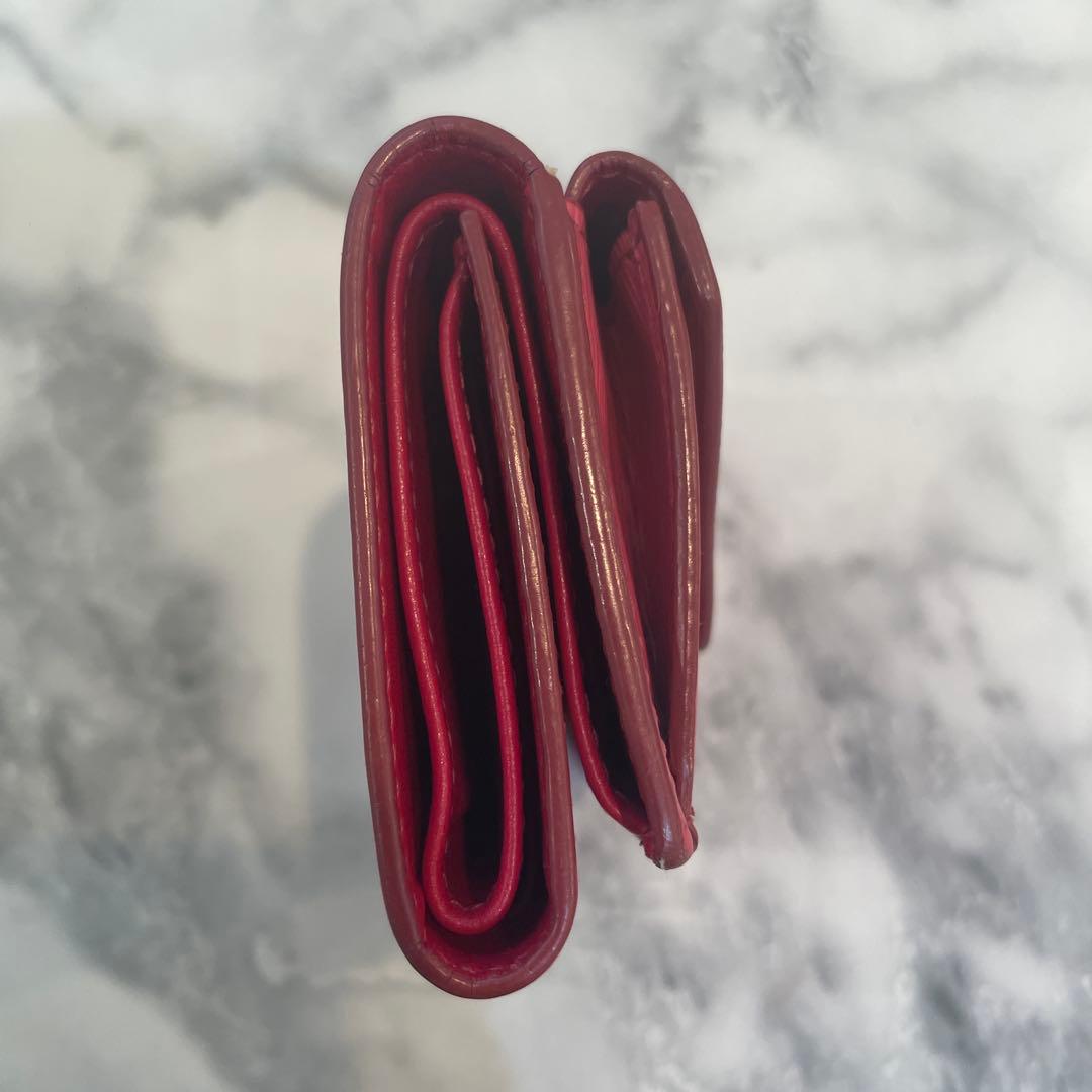 PRADA ピンク 三つ折り財布