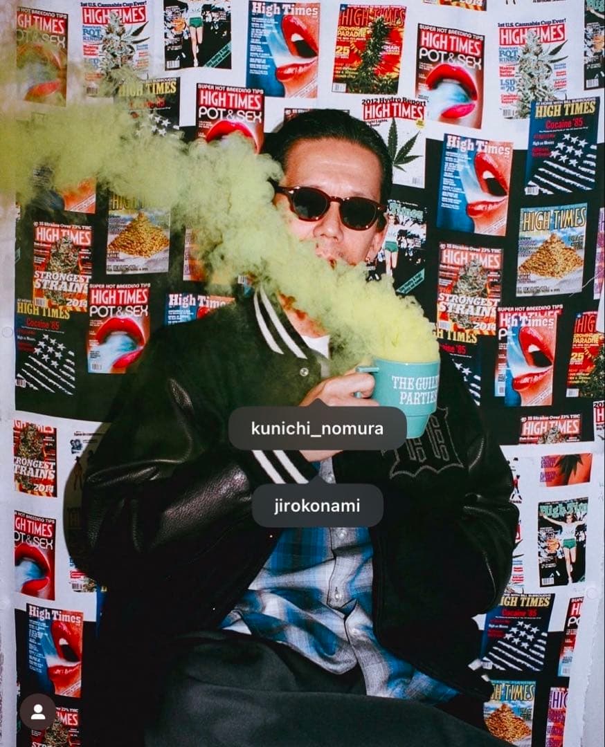 ジャケット・アウター WACKO MARIA LEATHER VARSITY JACKET L