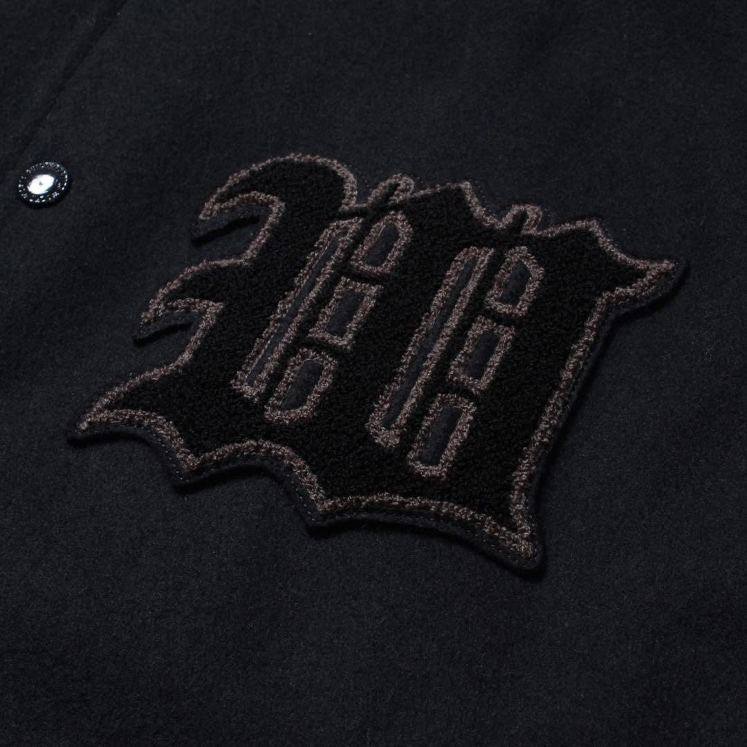 ジャケット・アウター WACKO MARIA LEATHER VARSITY JACKET L