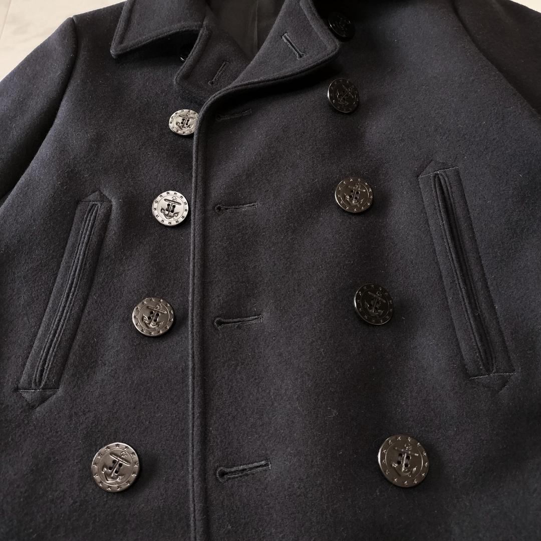 バズリクソンズ ピーコート ネイビー ウールメルトン BR11554 40 L