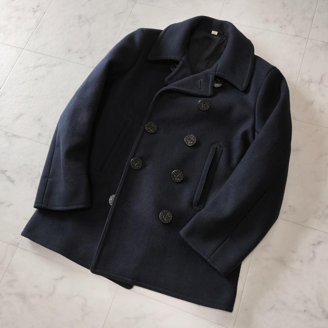 バズリクソンズ ピーコート ネイビー ウールメルトン BR11554 40 L