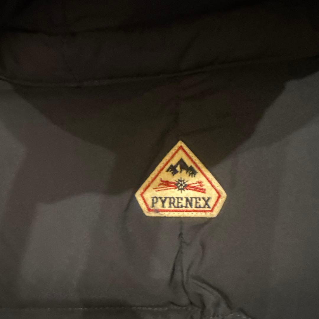 ピレネックスPYRENEX ダウン ランスベスト ネイビー L