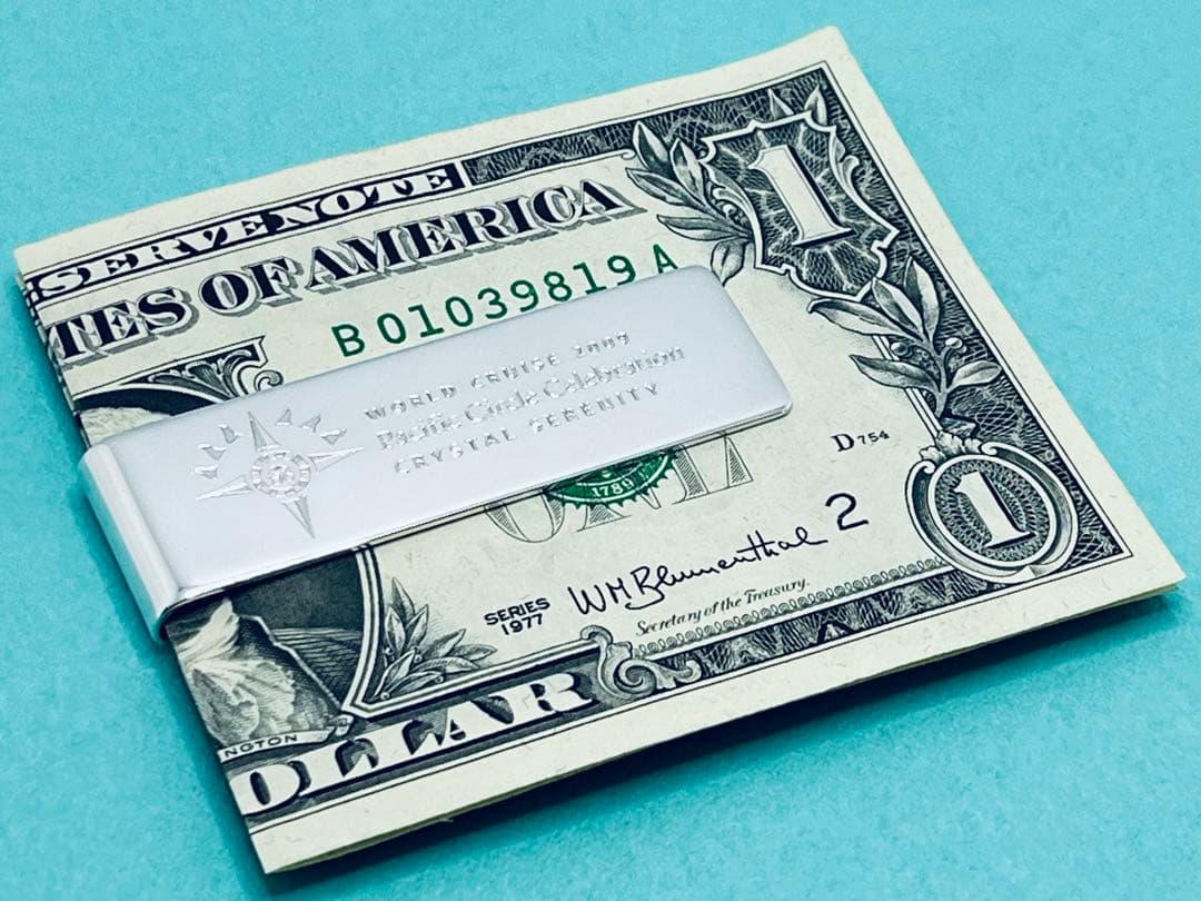 h638 希少　ティファニー　マネークリップ　2009 シルバー　925