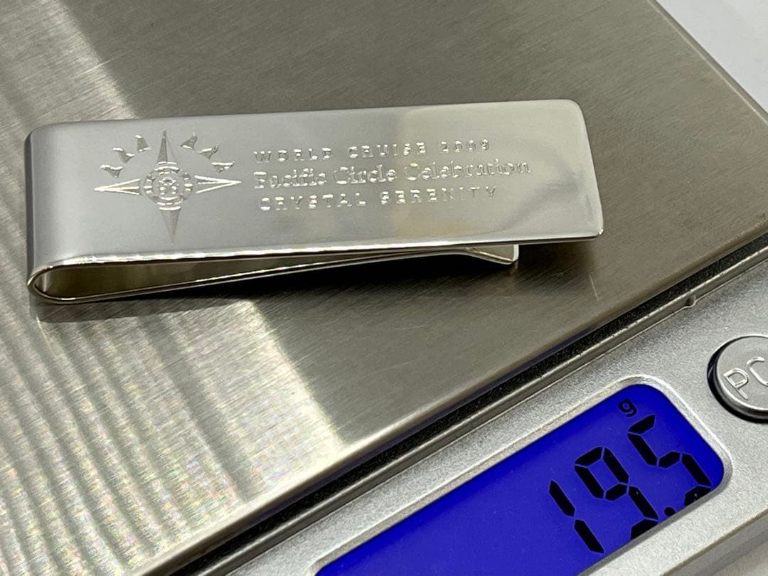 h638 希少　ティファニー　マネークリップ　2009 シルバー　925