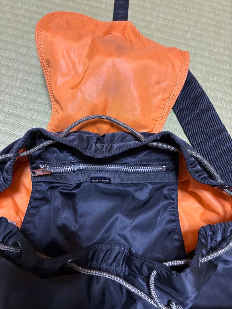 PORTER ポーター　ブラック バックパック　タンカー