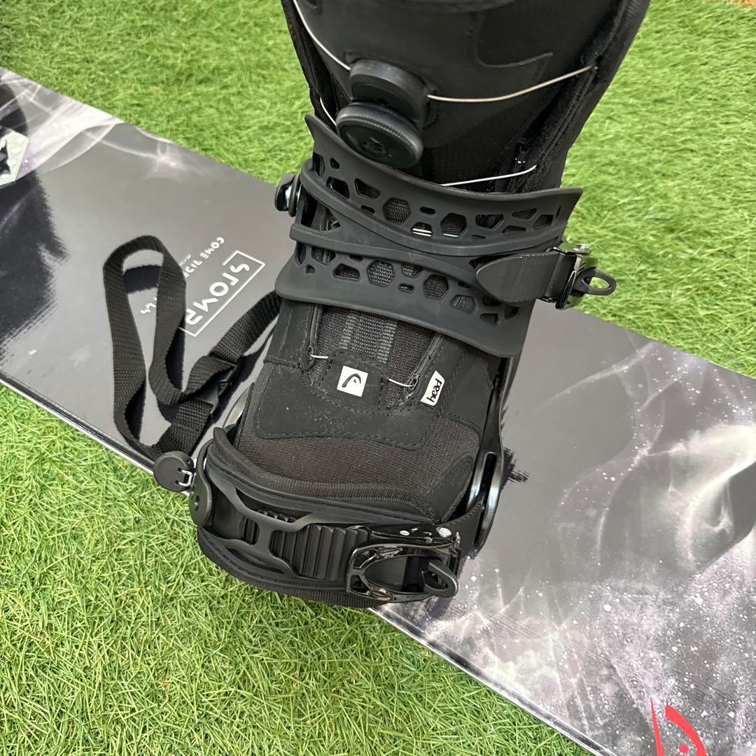 ブーツ無し‼️美品‼️HEAD 158cm メンズスノーボードセット