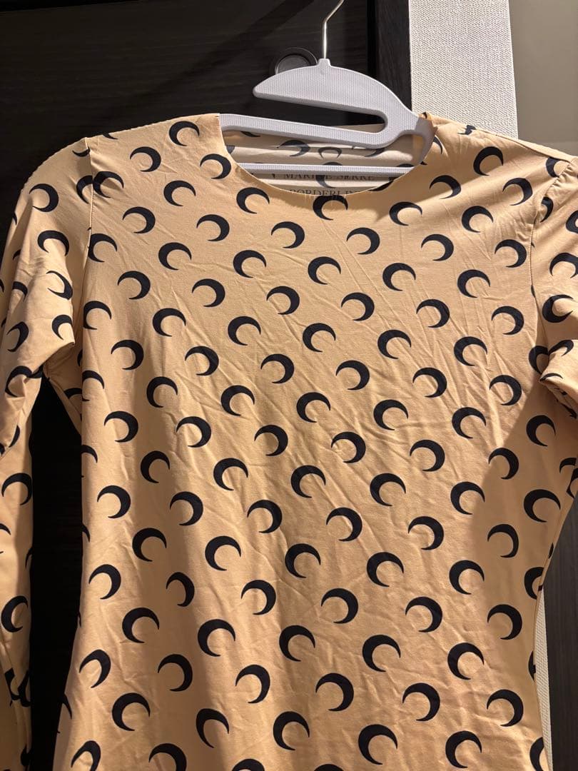 Marine Serre ベージュ S マリーンセル　月模様