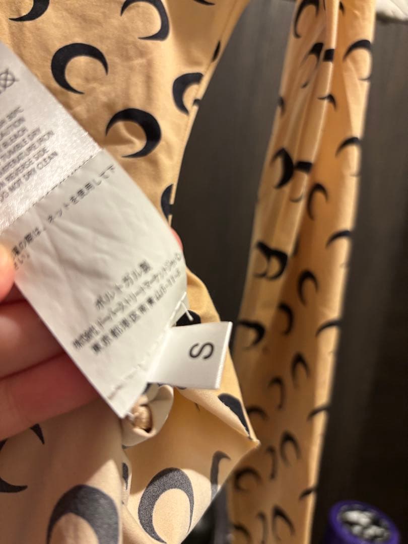 Marine Serre ベージュ S マリーンセル　月模様