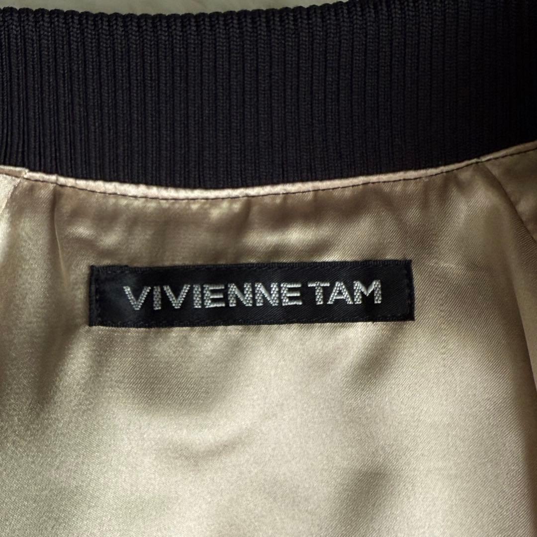 【極美品】 VIVIENNE TAM 刺繍 ブルゾン 総柄 チャイナ ジャケット