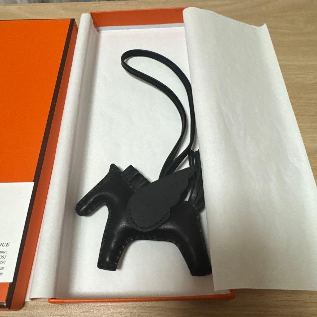 【新品未使用】HERMES ロデオペガサスPM ソーブラック W刻印