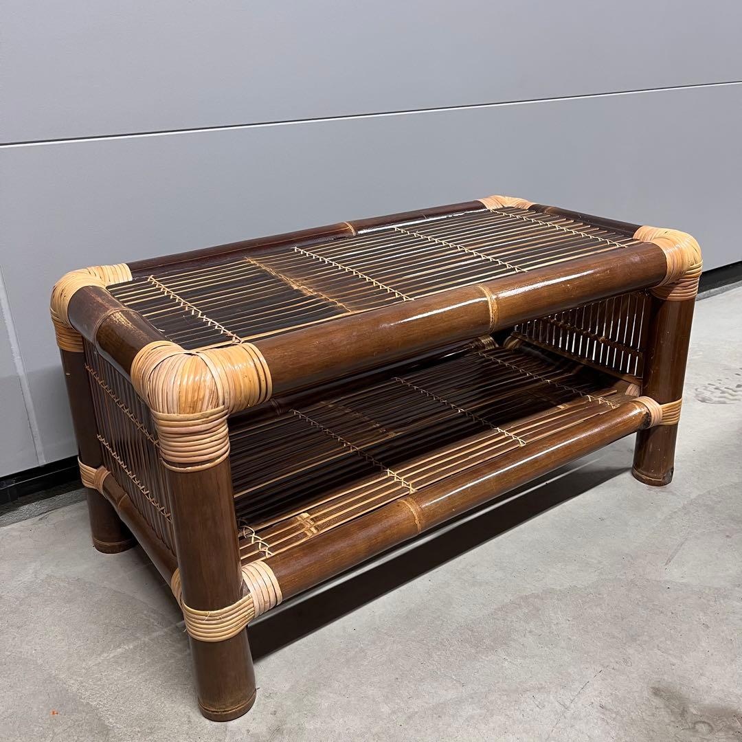 アジアン家具 バンブー 棚 テーブル 椅子 アンティーク