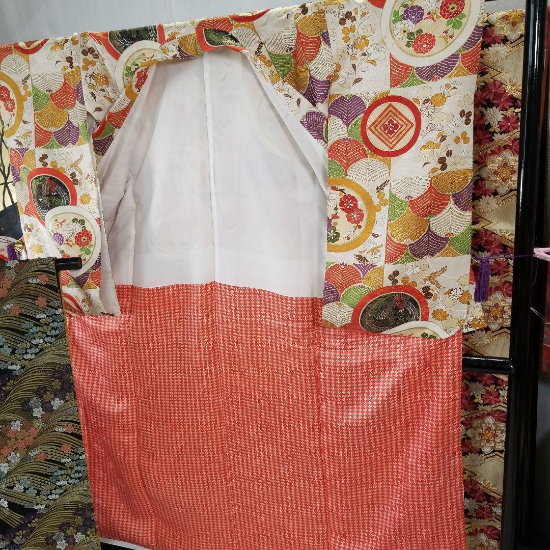 Sonomamafs136 訳有特価 小～中振袖 縁起柄 豪華 金糸 正絹