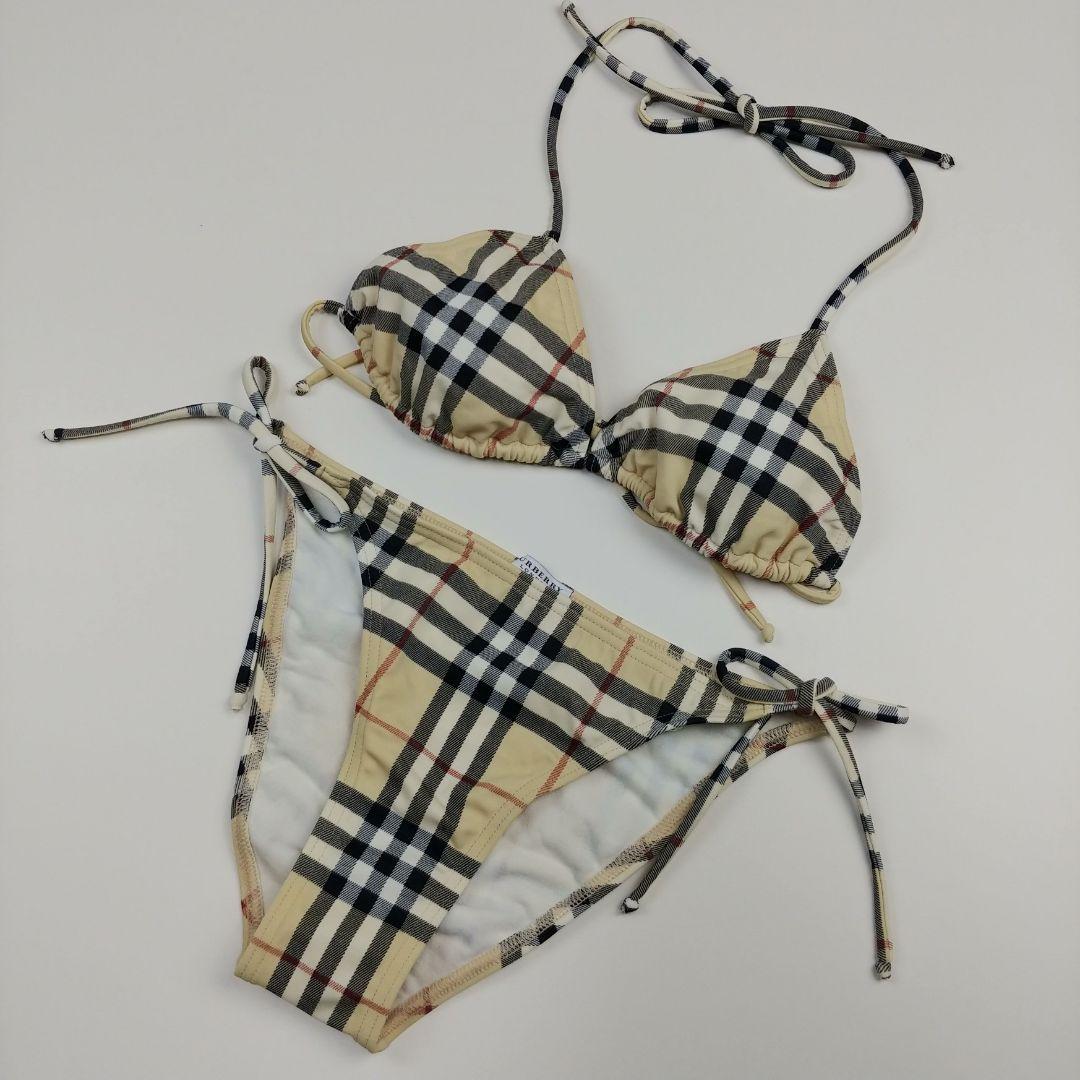 バーバリーロンドン 水着 トライアングルビキニ