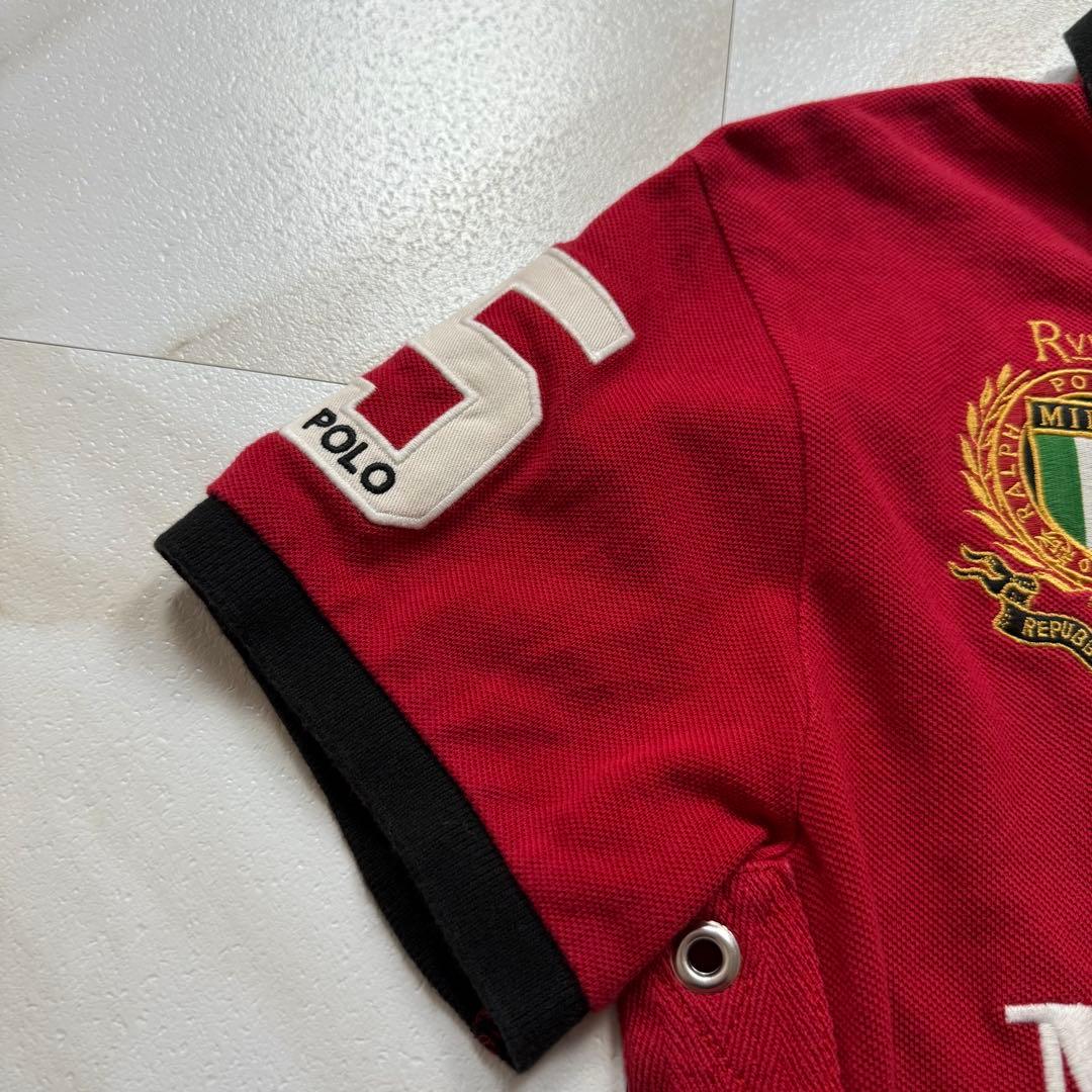 ラルフローレン ポロシャツ ビックポニー MILAN 赤 Sサイズ