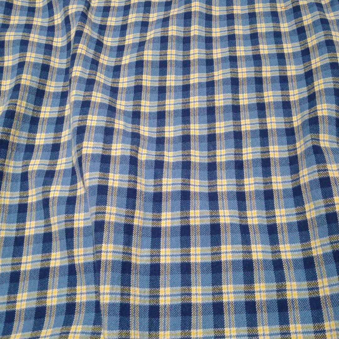 45R インドネルのタックフリルドレス/ブルーイエロー