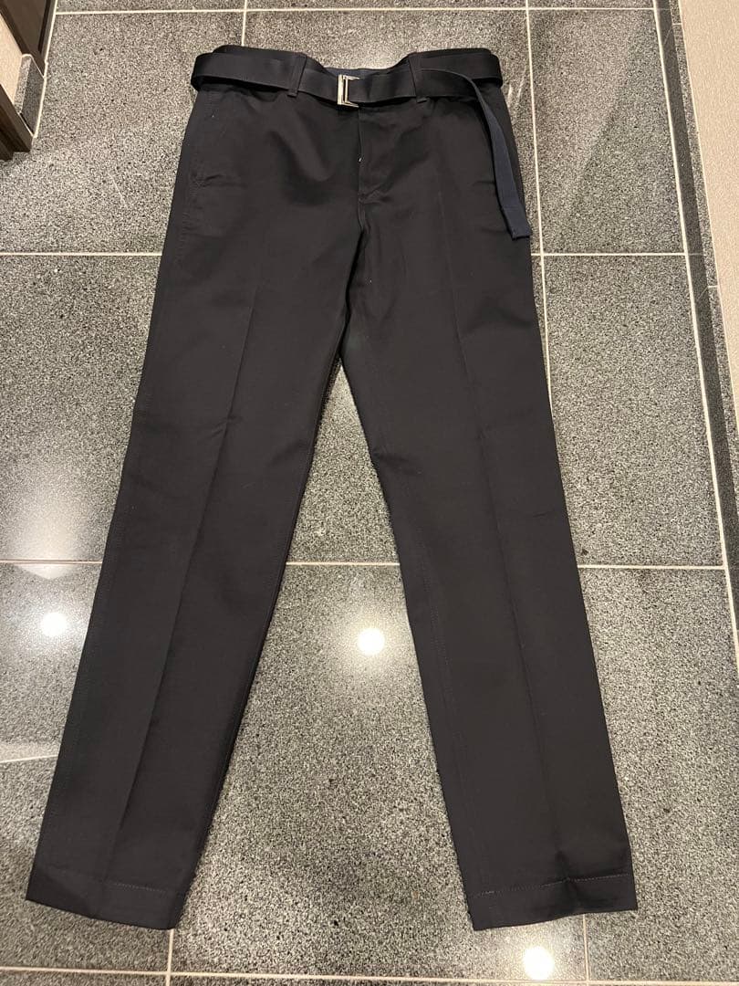sacai コットンチノパンツ