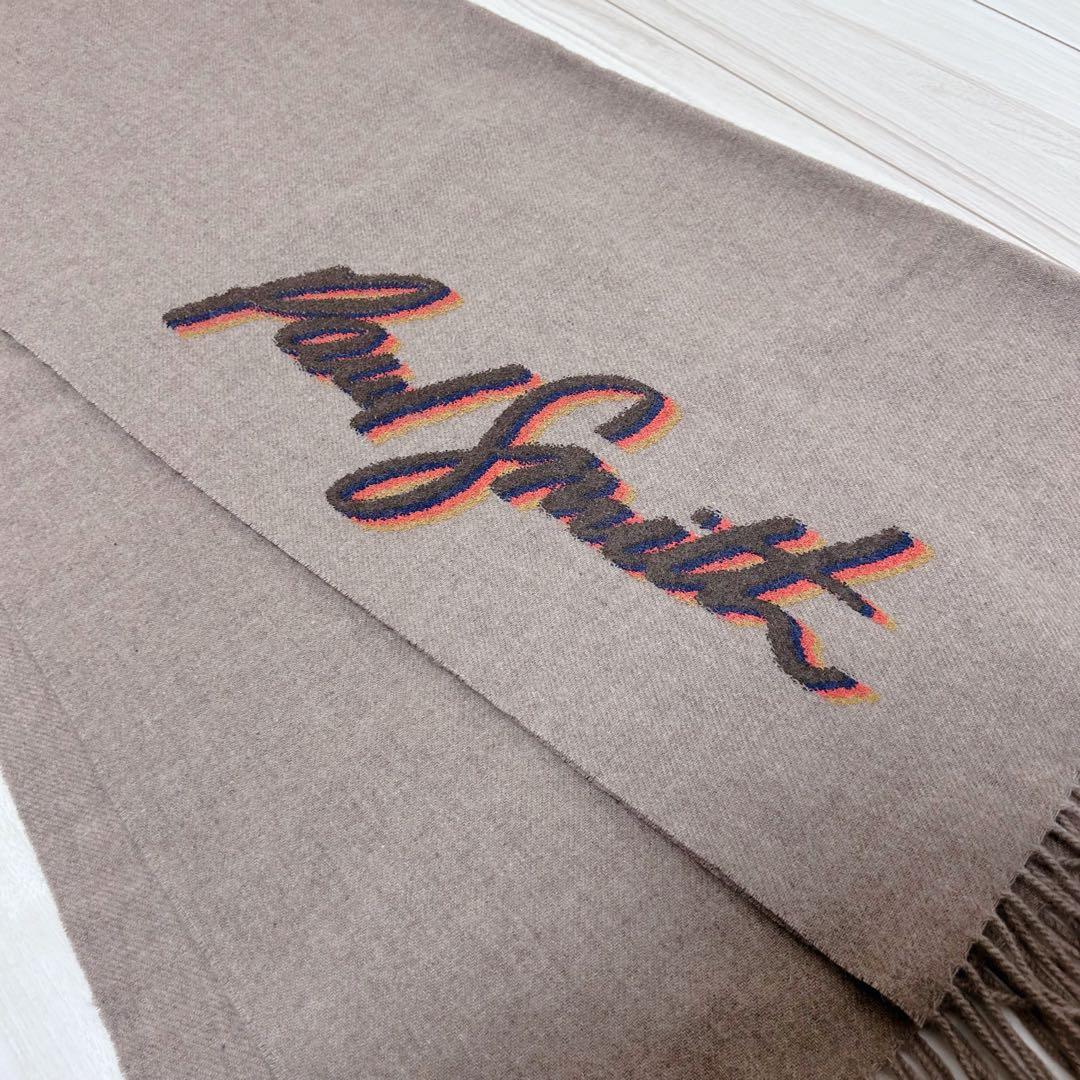 【ほぼ未使用品】Paul Smith ポールスミス 大判 マフラー マルチカラー