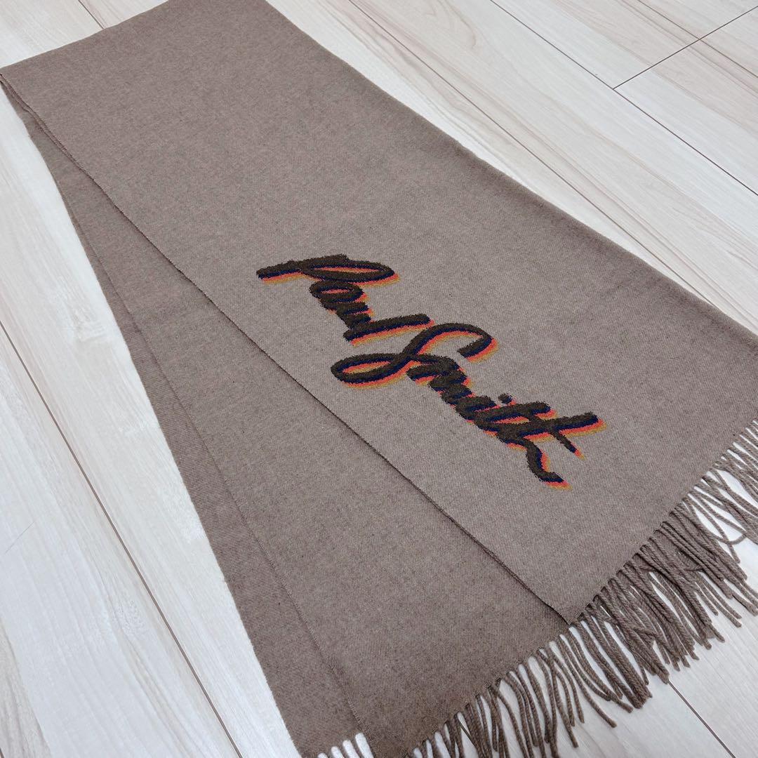 【ほぼ未使用品】Paul Smith ポールスミス 大判 マフラー マルチカラー