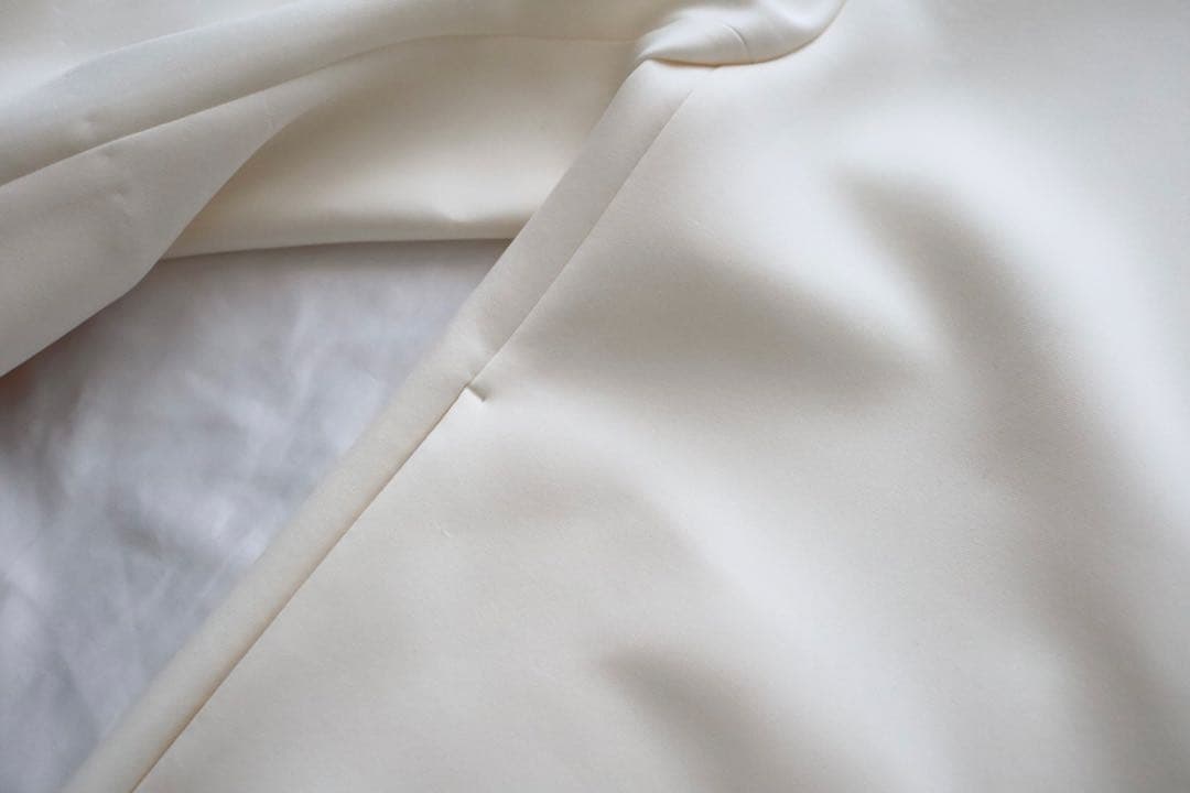 ユナイテッドアローズ SPONGY Aライン ミドルコート 34 オフホワイト