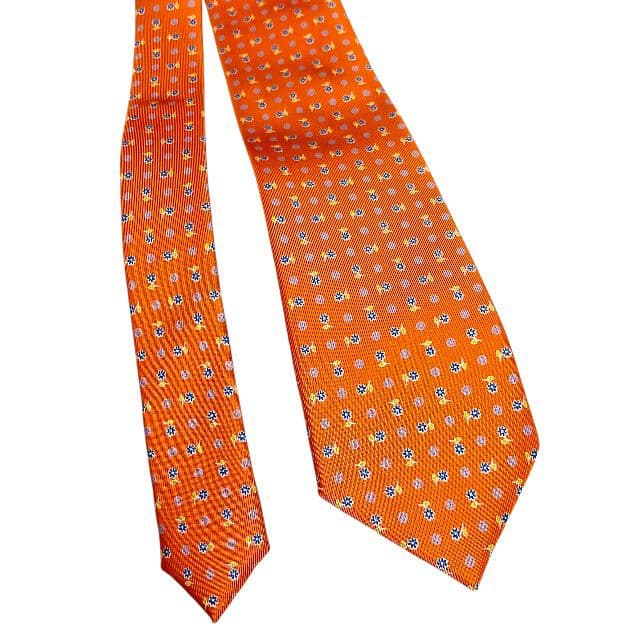 E.Marinella マリネッラ イタリア製 ナポリ オレンジ