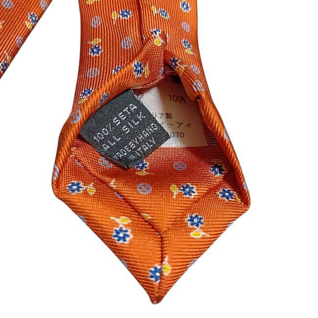 E.Marinella マリネッラ イタリア製 ナポリ オレンジ