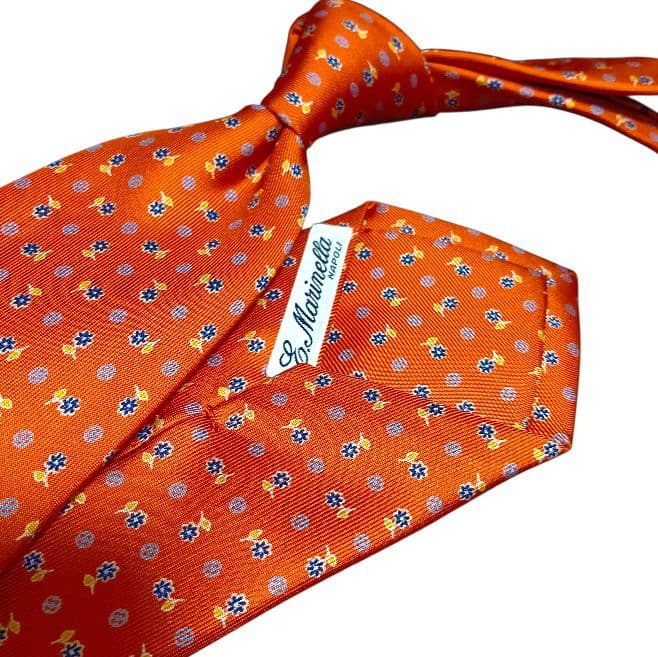 E.Marinella マリネッラ イタリア製 ナポリ オレンジ