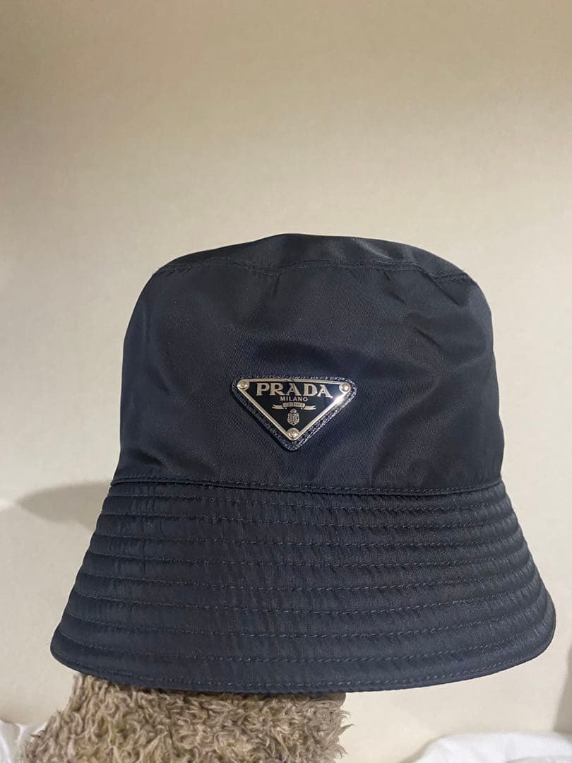 【美品・即購入◎】PRADA バケットハット　リナイロン