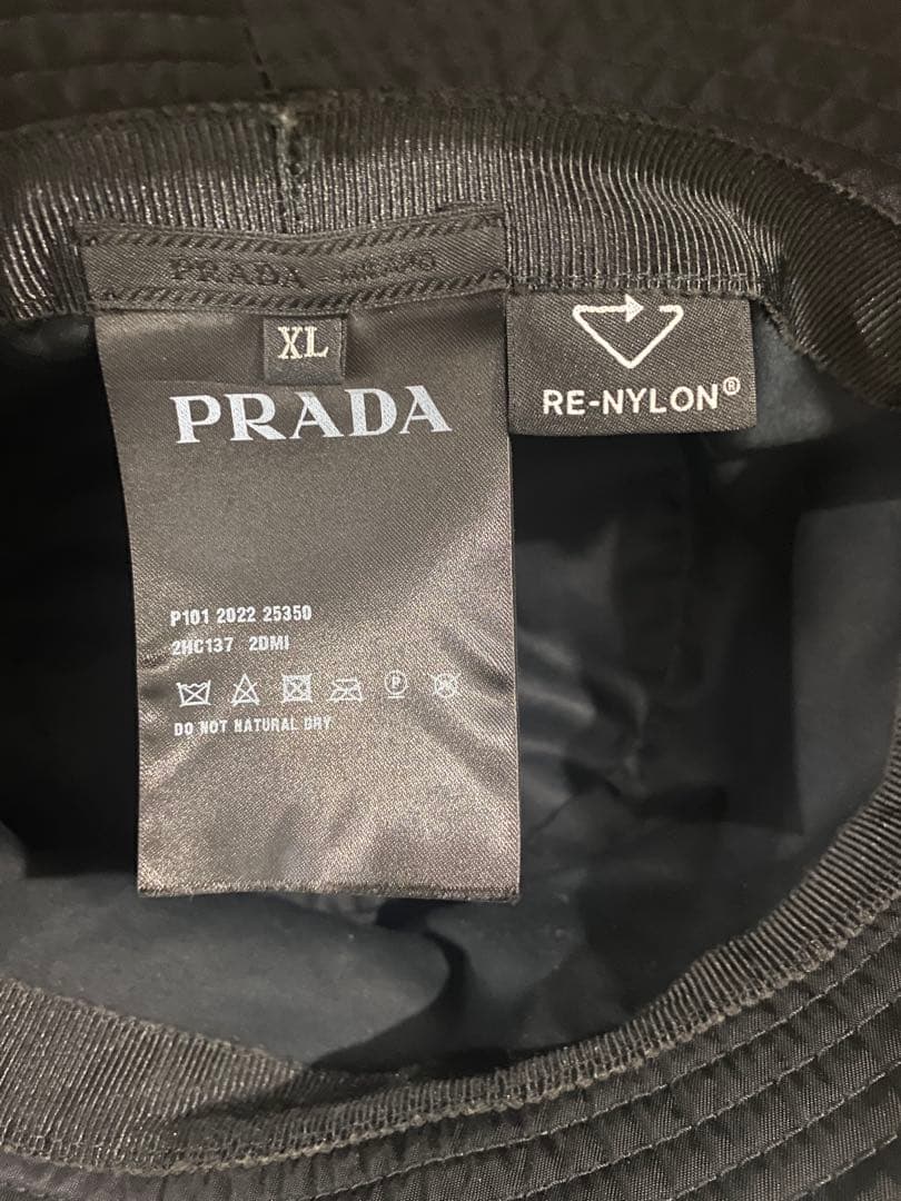 【美品・即購入◎】PRADA バケットハット　リナイロン